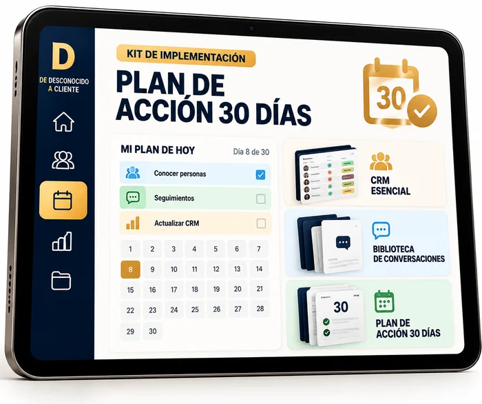 Vista de Kit de Implementación en una tablet
